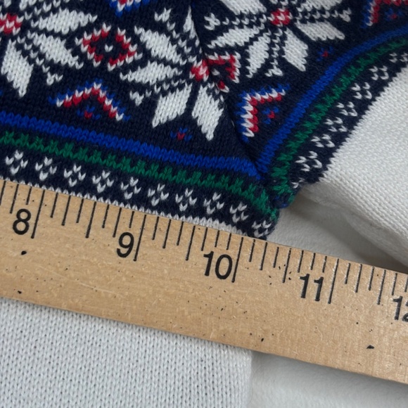 Janie and Jack Train Fair Isle Train Sweater Romper 24M Knit Holiday Christmas - Picture 9 of 11